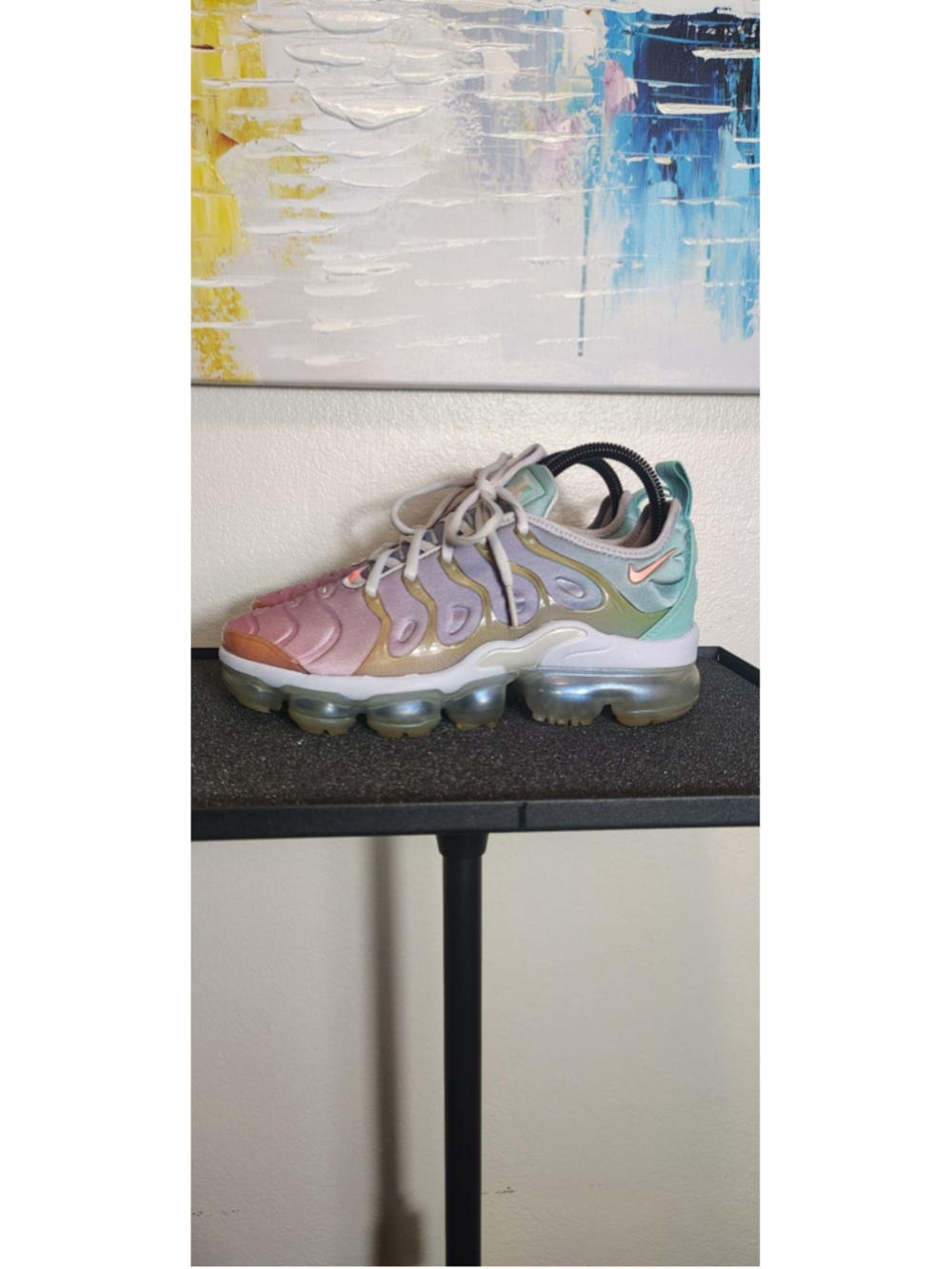 Nike Air VaporMax Plus Shoes Womens Size 6.5 Multicolor Sneakers CW5593-700